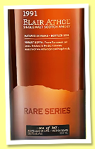 Blair Athol 34 yo 1991/2026 (50.8%, OB, Rare Series, sherry ex-European oak plus PX-seasoned new American oak hogsheads, 347 bottles) 