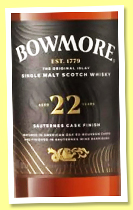Bowmore 22 yo ‘Sauternes Cask Finish’ (48%, OB, travel exclusive, +/-2025) Bowmore 22 yo ‘Sauternes Cask Finish’ (48%, OB, travel exclusive, +/-2025)