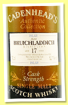 Bruichladdich 17 yo 1976/1994 (52.1%, Cadenhead, Authentic Collection) Bruichladdich 17 yo 1976/1994 (52.1%, Cadenhead, Authentic Collection)