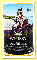 Bruichladdich 30 yo 1991/2021 (41.3%, Whisky Maniac & Sansibar, bourbon hogshead) Bruichladdich 30 yo 1991/2021 (41.3%, Whisky Maniac & Sansibar, bourbon hogshead)