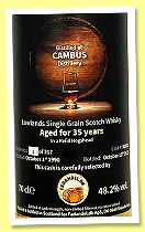 Cambus 35 yo 1990/2025 (48.2%, Fadandel, refill hogshead, cask #93601, 217 bottles) Cambus 35 yo 1990/2025 (48.2%, Fadandel, refill hogshead, cask #93601, 217 bottles)