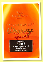 Couzard-Lasalle 20 yo 2005/2025 (49%, Chais de Darroze, Bas-armagnac, 400 bottles)