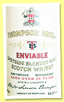 Enviable Blended Malt 36 yo 1989/2026 (46.5%, Thompson Bros., refill hogshead, Speyside) Enviable Blended Malt 36 yo 1989/2026 (46.5%, Thompson Bros., refill hogshead, Speyside)