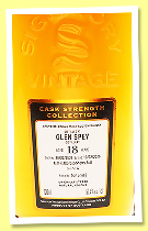 Glen Spey 18 yo 2007/2026 (57.4%, Signatory Vintage, Cask Strength Collection, 1st fill sherry butt, cask #4, 662 bottles)