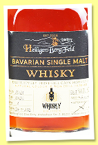 Heiligenbergfeld 4 yo 2021/2025 (58.7%, OB, for Whisky Blibliothek, Germany, 1st fill amontillado, cask #1, 238 bottles)