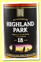 Highland Park 18 yo (43%, OB, +/-2005) Highland Park 18 yo (43%, OB, +/-2005)