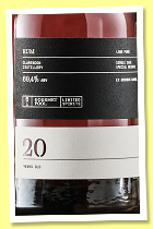 Long Pond 20 yo (69.4%, Gourmet Pool, bourbon barrel, Jamaica, 2025)