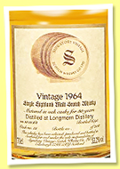 Longmorn 30 yo 1964/1995 (53.2%, Signatory Vintage, oak cask, cask #51, 208 bottles)