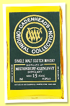 Miltonduff-Glenlivet 15 yo 2008/2024 (46%, Cadenhead, Original Collection, bourbon)