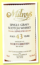North British 43 yo 1982/2025 (52.6%, Milroy’s of Soho, Vintage Reserve, 2nd fill hogshead) North British 43 yo 1982/2025 (52.6%, Milroy’s of Soho, Vintage Reserve, 2nd fill hogshead)