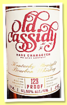 Old Cassidy (61.5%, OB, Rare Character Whiskey Co., Kentucky Straight Bourbon)