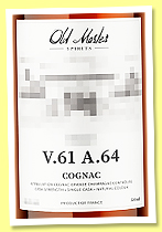 Peyrot &lsquo;V.61 A.64&rsquo; (43.8%, Old Master Spirits, Grande Champagne, 2026)