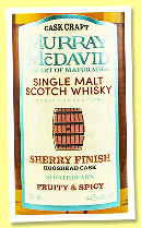 Strathdearn &lsquo;Fruity & Spicy&rsquo; (44.5%, Murray McDavid, Cask Craft Series, oloroso sherry finish, 2022)