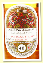 Strathisla 40 yo 1977/2017 'Book of Kells' (46.6%, Gordon & MacPhail for Japan Import System, cask #389, refill hogshead, 163 bottles)