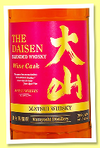 The Daisen &lsquo;Red Wine Cask&rsquo; (40%, OB, blend, Japan, The Matsui, Kurayoshi, Japan, +/-2025) 