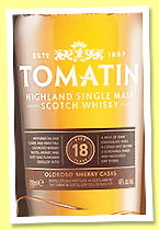 Tomatin 18 yo (46%, OB, oloroso sherry casks, +/-2022)