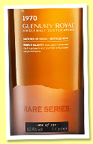 Glenury Royal 1970/2026 (62.4%, OB, Rare Series, 232 bottles) Glenury Royal 1970/2026 (62.4%, OB, Rare Series, 232 bottles)