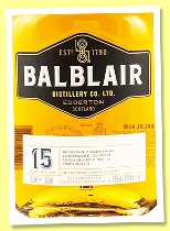 Balblair 15 yo (46%, OB, +/-2026)