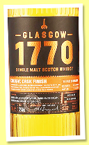 Glasgow 1770 2018/2023 ‘Cognac Cask Finish’ (52%, OB, batch #01, 1576 bottles) Glasgow 1770 2018/2023 ‘Cognac Cask Finish’ (52%, OB, batch #01, 1576 bottles)