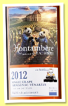 Hontambère 2012/2026 (54.1%, Les Tontons Maltés, Baco, Ténarèze, cask #N12, 100 bottles) Hontambère 2012/2026 (54.1%, Les Tontons Maltés, Baco, Ténarèze, cask #N12, 100 bottles)