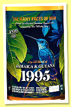 Jamaica & Guyana 1995/2025 (45.5%, The Whisky Jury, The Many Faces of Rum, blended rum, cask #1, 216 bottles)