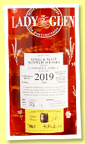 Lindores Abbey 6 yo 2019/2026 (59.5%, Lady of the Glen, bourbon barrel, 116 bottles)