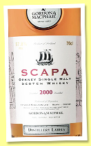 Scapa 2000/2026 (57.8%, Gordon & MacPhail, Distillery Labels, refill sherry hogshead, cask #1101, 231 bottles)