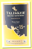 Talisker 15 yo (57.1%, OB for Thompson Bros., Dornoch Castle Whisky Club Exclusive, refill hogshead, second-fill Port finish, 250 bottles) Talisker 15 yo (57.1%, OB for Thompson Bros., Dornoch Castle Whisky Club Exclusive, refill hogshead, second-fill Port finish, 250 bottles)