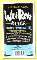 WeiRon Black ‘Navy Strength’ (57.1%, Svenska Eldvatten, +/-2021) WeiRon Black ‘Navy Strength’ (57.1%, Svenska Eldvatten, +/-2021)