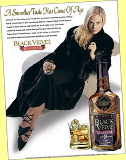BLACK VELVET ad