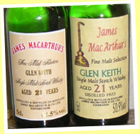 Glen Keith 21yo 1973 (50.9%, James MacArthur)