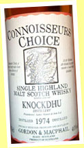 Knockdhu 1974/1991 (40%, G&M CC old map label)
