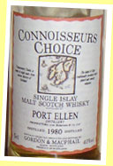 Port Ellen 1980/1996 (40%, G&M Connoisseur’s Choice, Old map label)