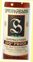 Springbank 12yo 100 proof (57%, OB, European version)