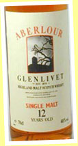 Aberlour-Glenlivet 12yo (43%, OB, cream label, 80’s)