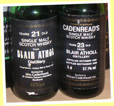 Blair Athol 21yo (46%, Cadenhead)