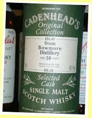 Bowmore 10yo (42.5%, Cadenhead Original Collection)