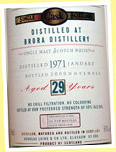 Brora 29yo 1971/2000 (50%, DL Old Malt Cask, 210 bottles)