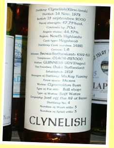 Clynelish 1972/2000 (57.79%, Helmsdale Bar Tokyo)
