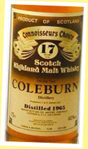 Coleburn 17yo 1965 (40%, G&M CC Old Brown Label)