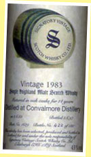Convalmore 14yo 1983/1997 (43%, Signatory, cask #1639)