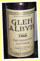 Glen Albyn 1966/2005 (43%, G&M’s own label)