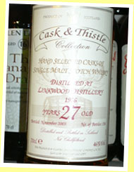 Linkwood 27yo 1976/2003 (46%, Cask and Thistle, 336 bottles)