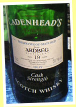 Ardbeg 19yo 1975/1994 (58.1%, Cadenhead)