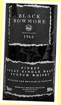 Bowmore 'Black' 1964/1993 (50%, OB, first edition, 2000 bottles)