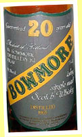Bowmore 20yo 1965 (49.1%, G&M for Sestante)