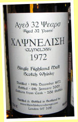 Clynelish 32yo 1972/2005 (49.4%, The Whisky Exchange, 206 bottles)