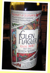 Glen Flagler (40%, OB, ‘Gothic Label’ for Italy, 70’s)