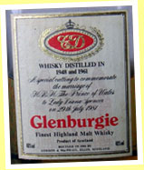 Glenburgie 1948 and 1961/1981 (40%, G&M, Royal Marriage)