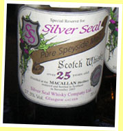 Macallan 25yo 1978/2003 (57.3%, Silver Seal, 236 bottles)